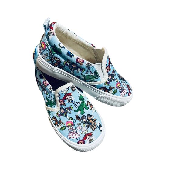 Disney Pixar's Toy Story Slip On Ground Up Shop Size 10 Sneaker Unisex Kid - Picture 2 of 7